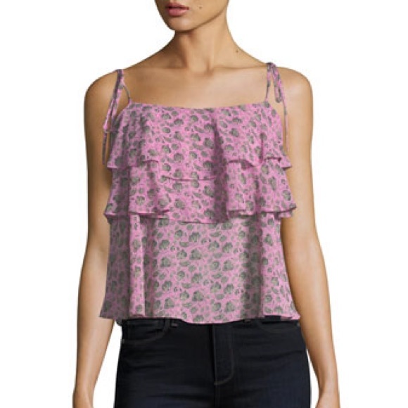 Rebecca Minkoff Ruffle Tank - Picture 1 of 5